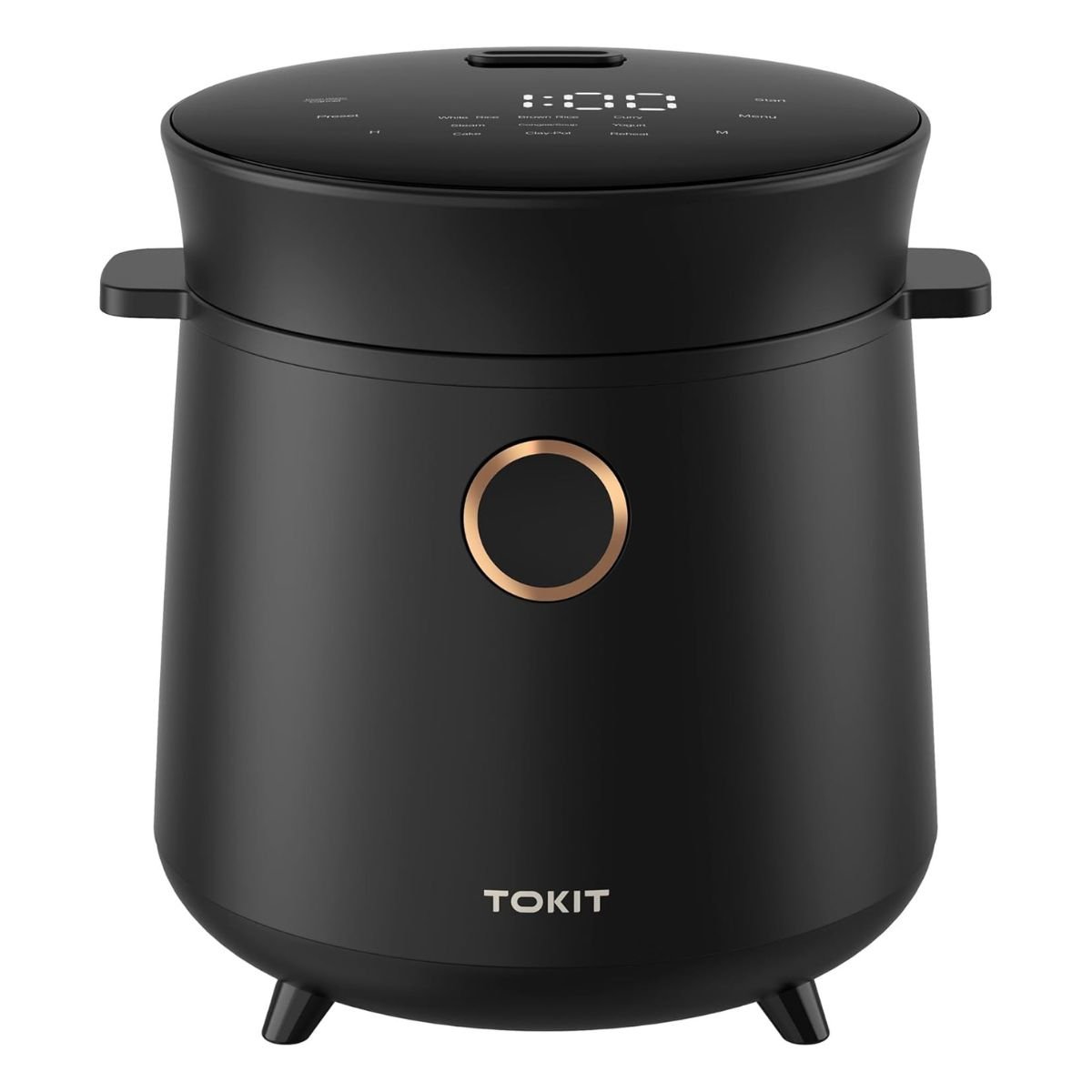 Compact Mini Rice Cooker Small Kitchen 3-Cup (Uncooked) / 6-Cup (Cooked), Non Stick Ceramic Inner Pot Rice Maker, 24H Timer Delay, Auto Keep Warm, 9 Functions Multicooker For Brown Rice, Steam, Soup